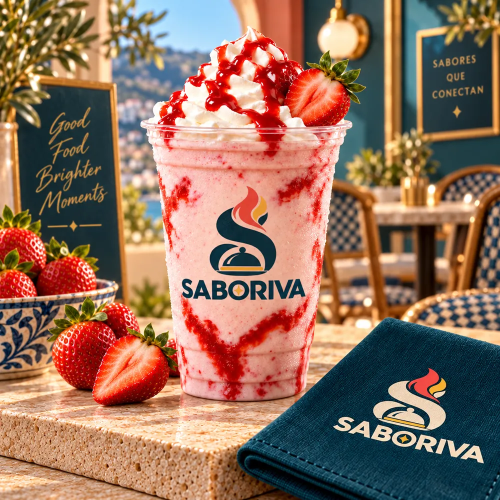 Saboriva Morango Nuvem 500 ml